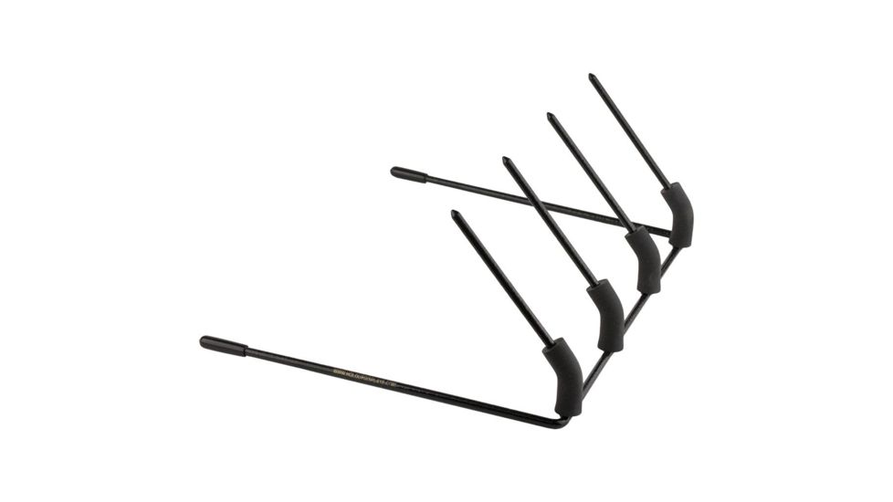 Hold Up Displays Pistol Holder Rack 4 Gun, Black, HD72