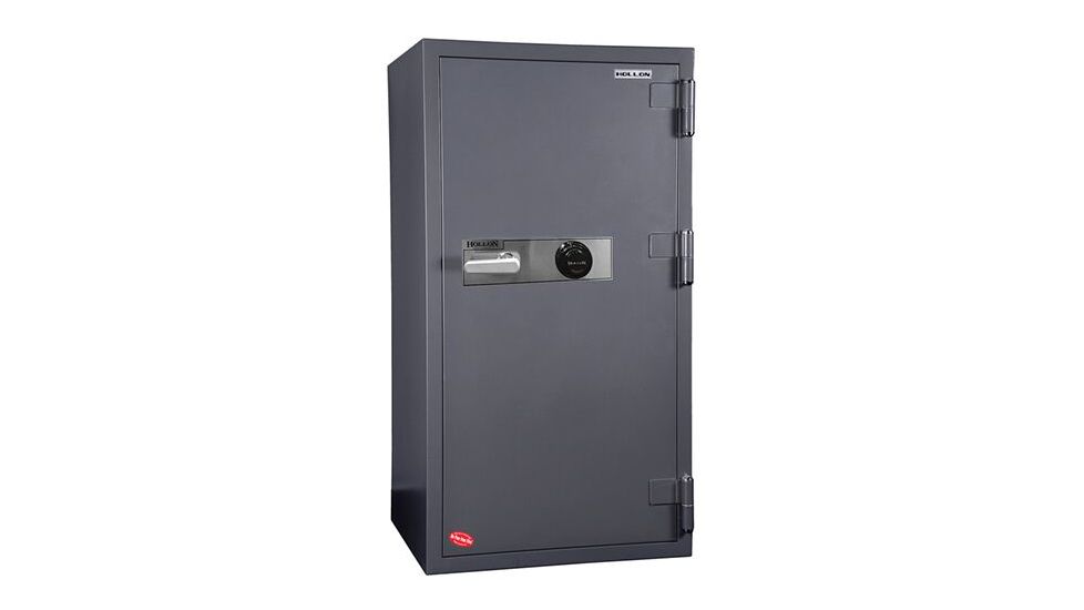 Hollon Safe Fireproof Office Safe w/ Sargent and Greenleaf Combination Lock, Grey, Large HS-1400C
