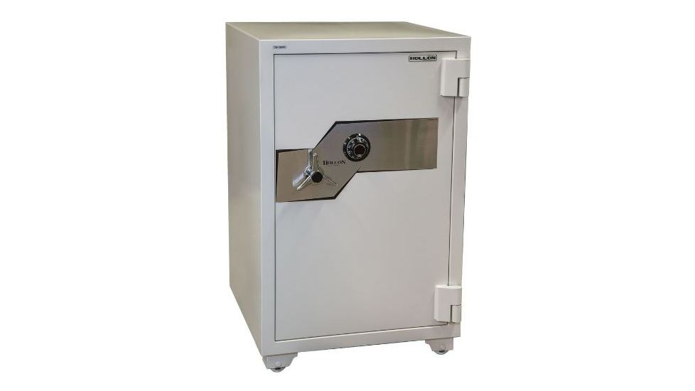 Hollon Safe Hollon FB-1054C Fire &amp; Burglay Safe, White, Large FB-1054C