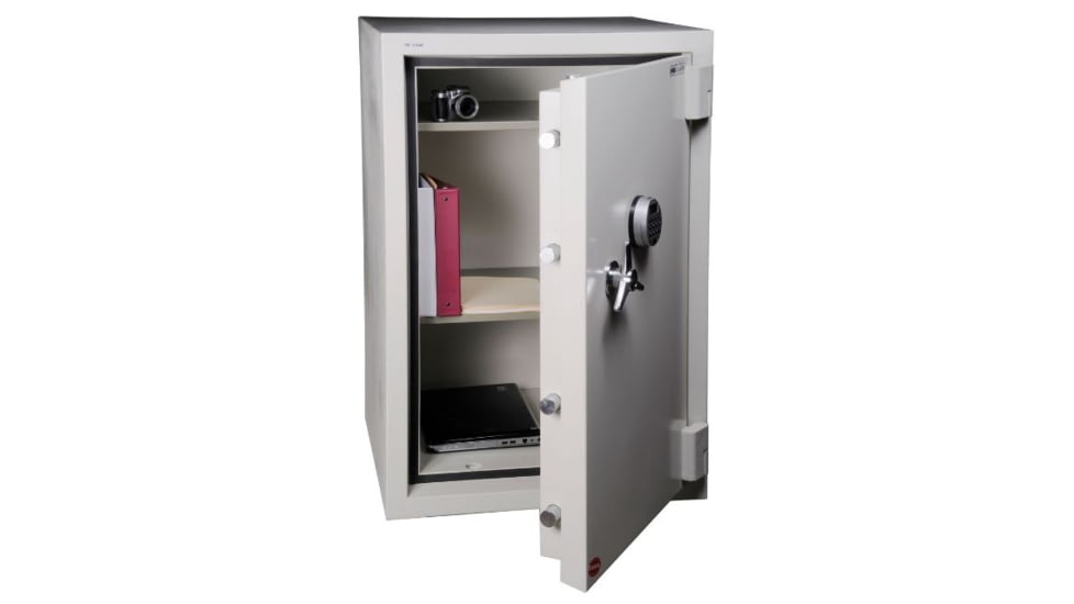Hollon Safe Hollon FB-1054E Fire &amp; Burglay Safe, White, Large FB-1054E