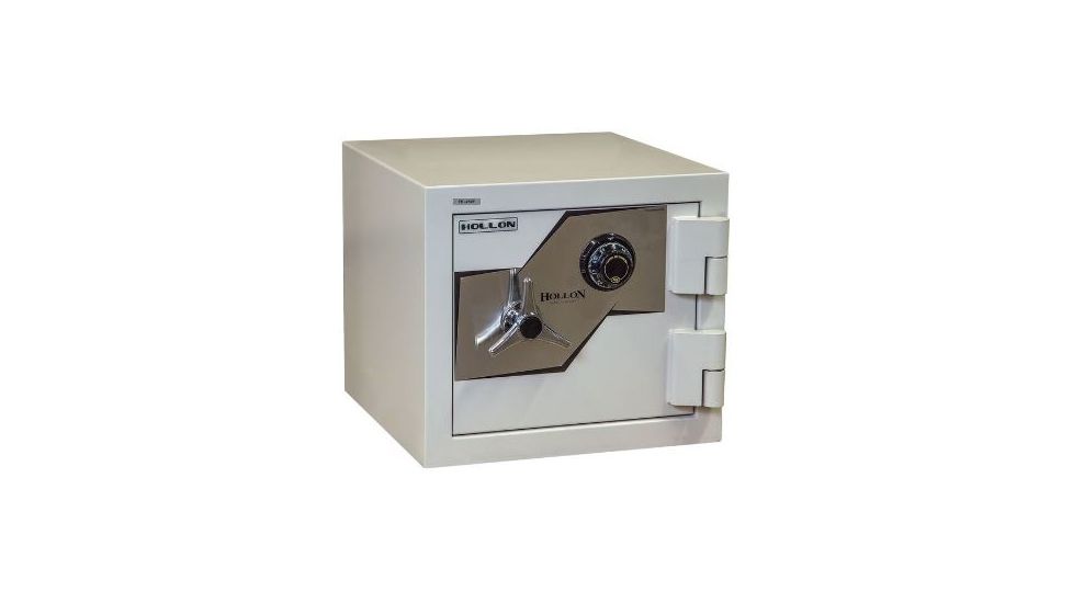 Hollon Safe Hollon FB-450C Fire &amp; Burglay Safe, White, Small FB-450C