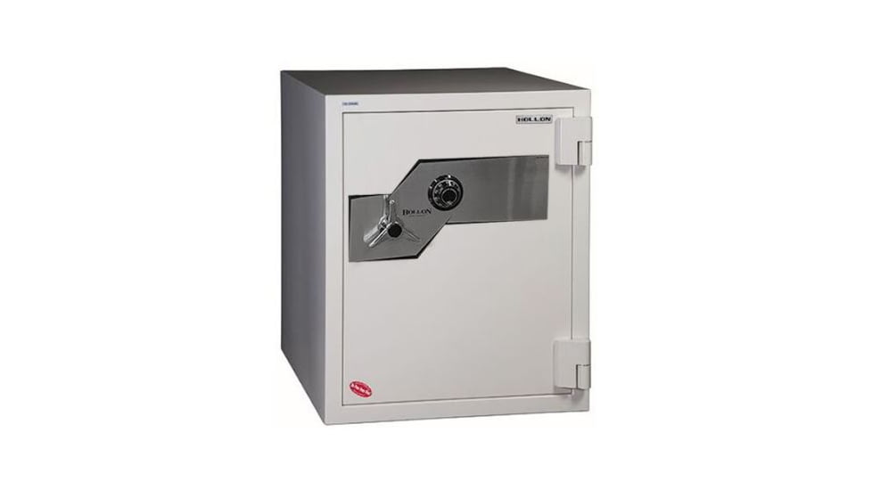 Hollon Safe Hollon FB-845WC Fire &amp; Burglay Safe, White, Large FB-845WC