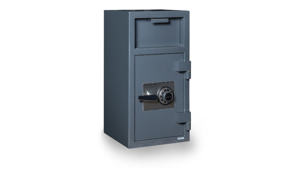 Hollon Safe Hollon FD-2714C Front Loading Depository Safe, Gray, Medium FD-2714C