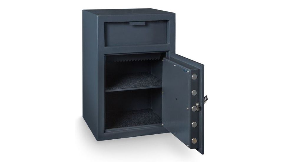 Hollon Safe Hollon FD-3020C Front Loading Depository Safe, Gray, Medium FD-3020C