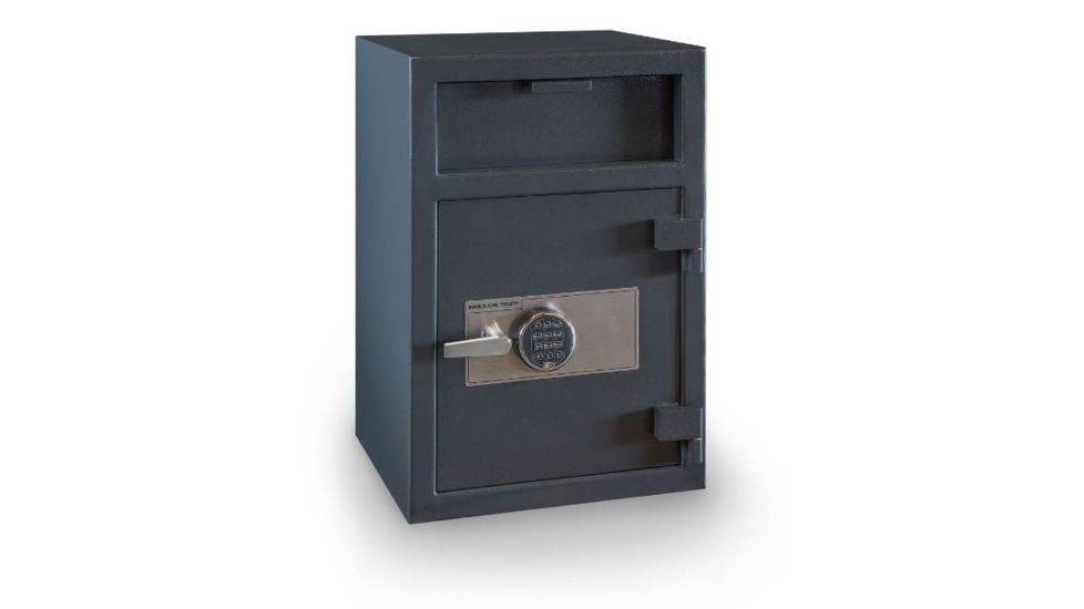 Hollon Safe Hollon FD-3020E Front Loading Depository Safe, Gray, Medium FD-3020E
