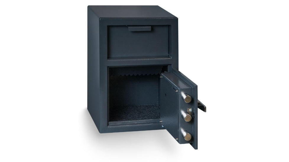 Hollon Safe Hollon HDS-2014E Front Loading Depository Safe, Gray, Medium HDS-2014E