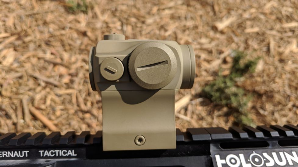 OpticsPlanet Exclusive Holosun 403GL 1x 2 MOA Aluminum Micro Red Dot Sight,Flat Dark Earth, HS403GL FDE