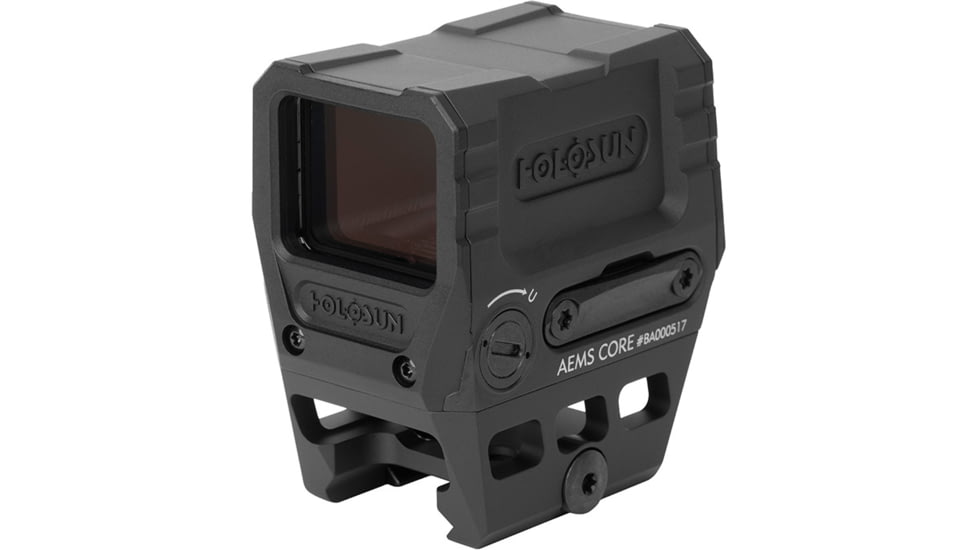 Holosun AEMS Core Red Dot Sight, 2 MOA Red Dot Reticle, MAO, Black, AEMS-CORE-110101