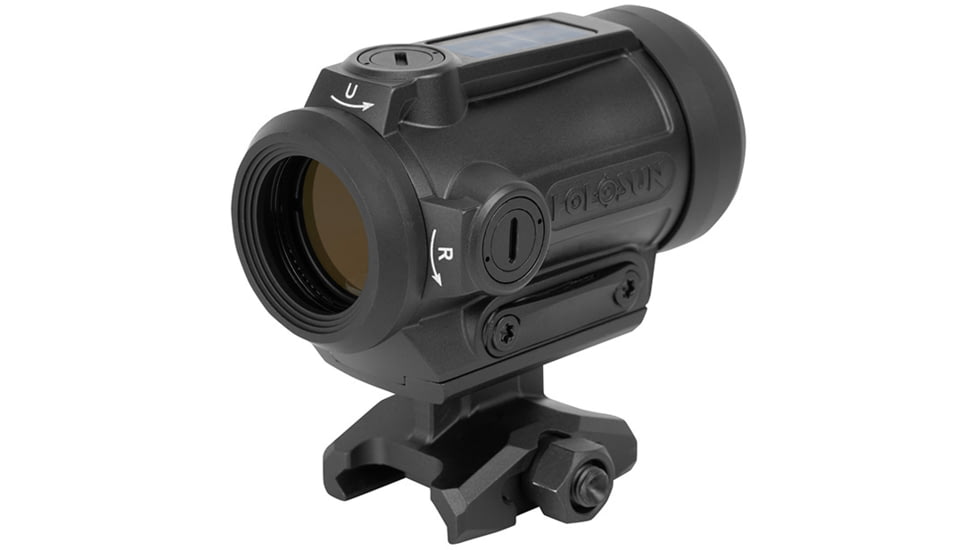 Holosun ARO-EVO-SPR 1x26mm Reflex Red Dot Sight, Gold 1.5 MOA Dot/65 MOA Circle/3 Dot BDC Special Purpose Reticle, Black, ARO-EVO-SPR-GD