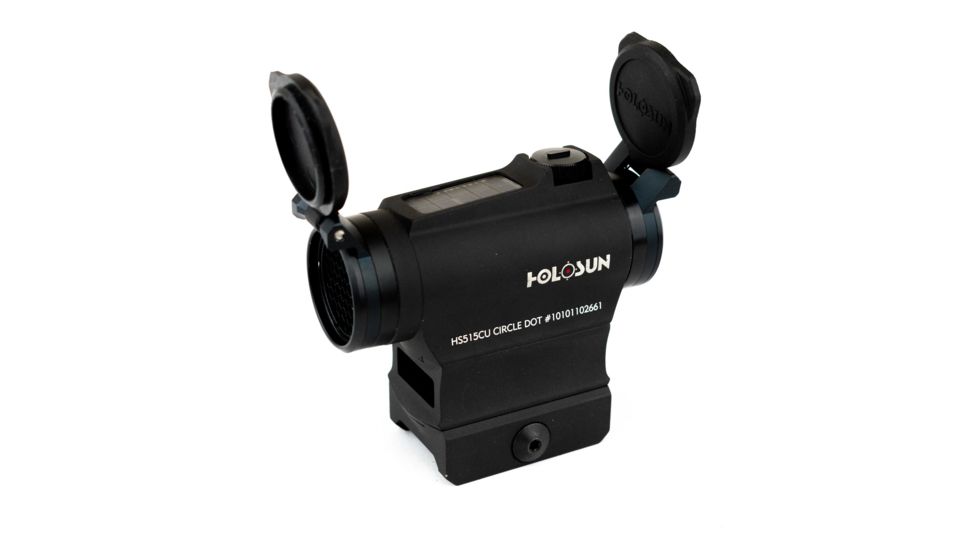 Holosun Circle Micro Red Dot Solar Sight,2 MOA Dot,65 MOA Circle,Black HS515CU