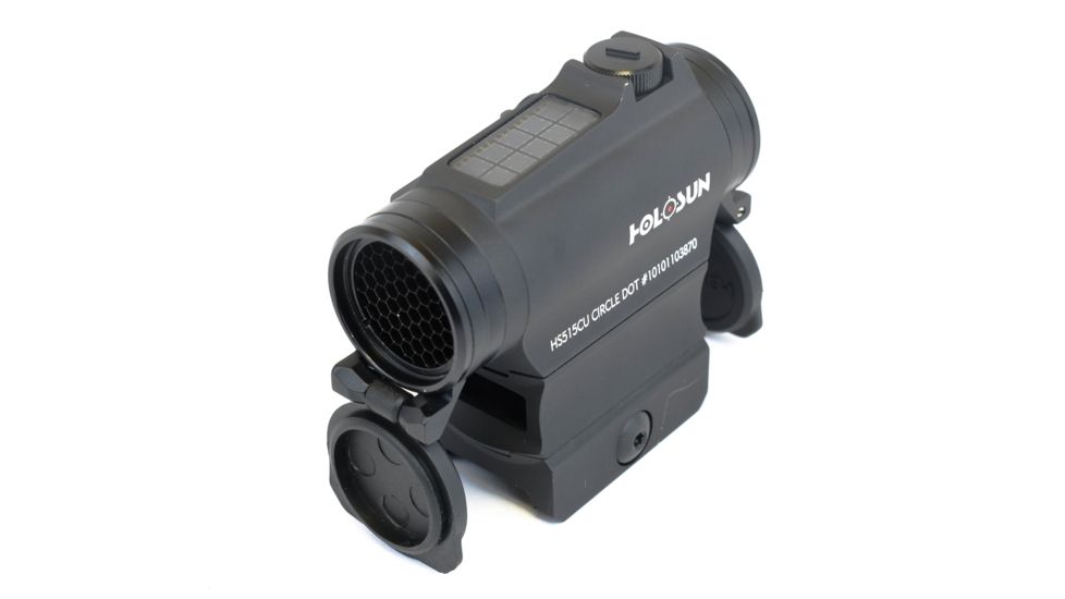 Holosun Circle Micro Red Dot Solar Sight,2 MOA Dot,65 MOA Circle,Black HS515CU