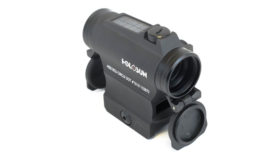 Holosun Circle Micro Red Dot Solar Sight,2 MOA Dot,65 MOA Circle,Black HS515CU