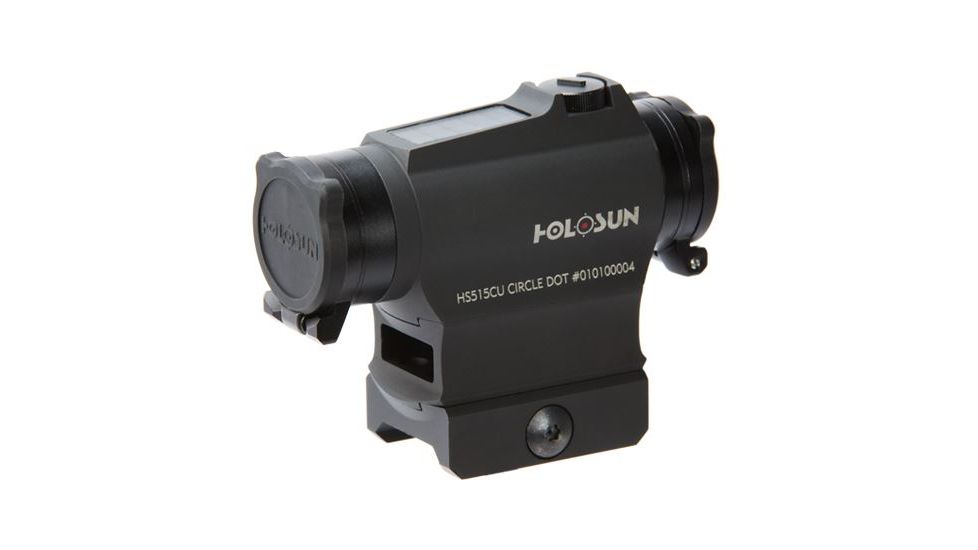 Holosun Circle Micro Red Dot Solar Sight,2 MOA Dot,65 MOA Circle,Black HS515CU