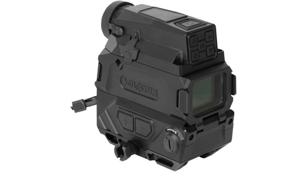 Holosun DRS-NV Digital Red Dot Night Vision Fusion Sight, 1024x768 Resolution, 60hz, 2 MOA Dot/65 MOA Circle Red Reticles, Black, DRS-NV