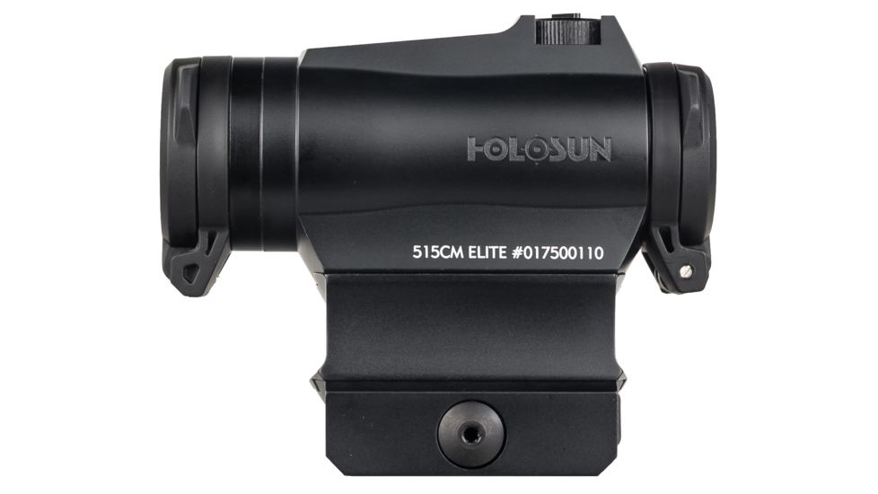 Holosun Elite 2 MOA Dot/65 MOA Circle Dot Solar/Battery Micro Green Dot Sight, Black, HE515CM-GR Elite