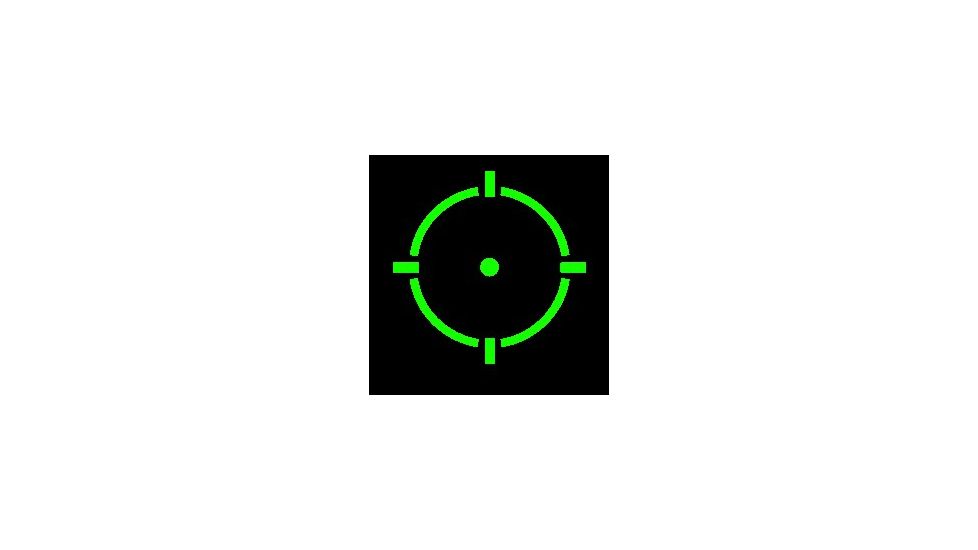 Holosun Elite 65 MOA Circle / 2 MOA Dot Reticle Green LED Dot Sight, Black, HE515GM-GR Elite
