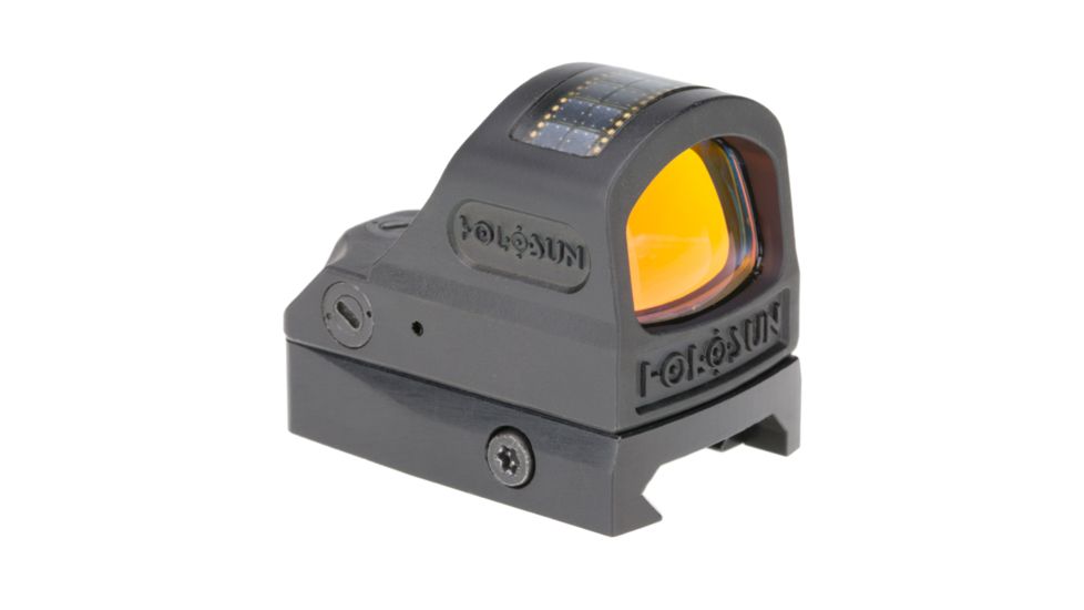 Holosun HE508T Elite Series Micro Red Dot Sight, 1x, 2 MOA Dot/32 MOA Ring, CR2032 Battery, Black, HE508T-RD