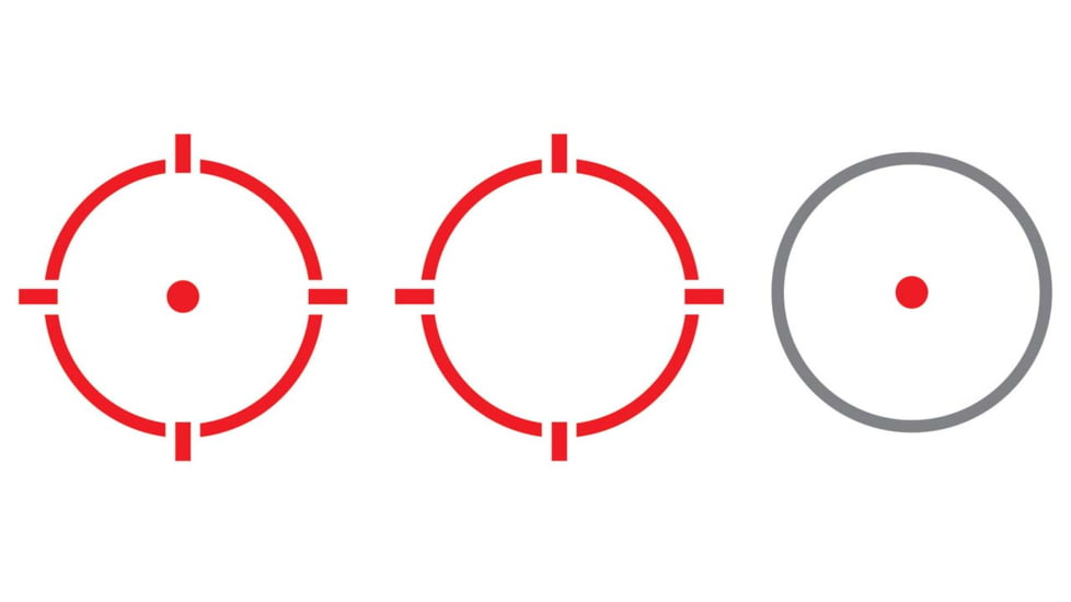 Holosun HE530G-RD Elite Red Dot, 65 MOA/2 MOA Dot Reticle, Black, HE530G-RD