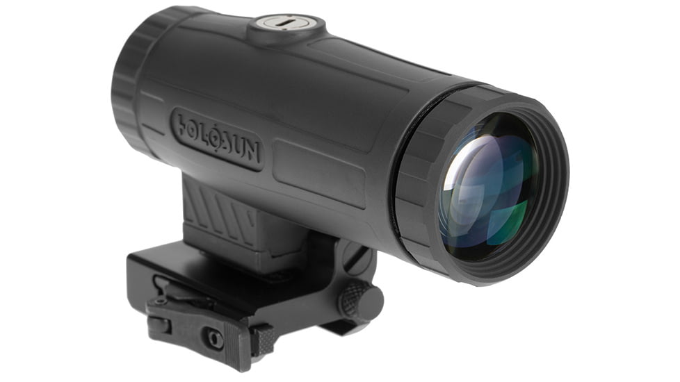 Holosun HM3X Red Dot Magnifier, 3X, Integrated QD Mount w/Optional Spacer, Black, HM3X