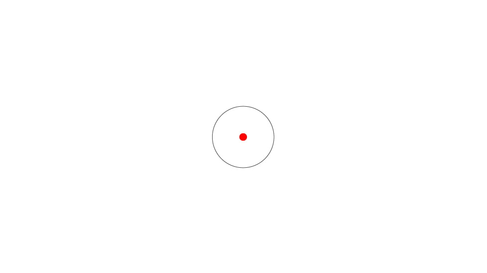Holosun HS407COMP-RD-6 1x 1.1x0.87 in Reflex Red Dot Sight