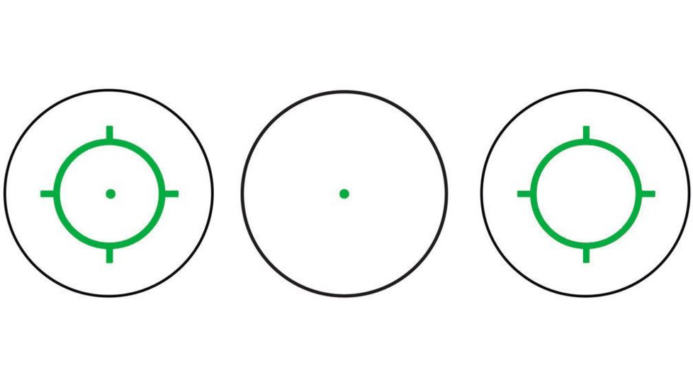 Holosun HE530G-GR Elite Green Dot, 65 MOA/2 MOA Dot Reticle, Black, HE530G-GR