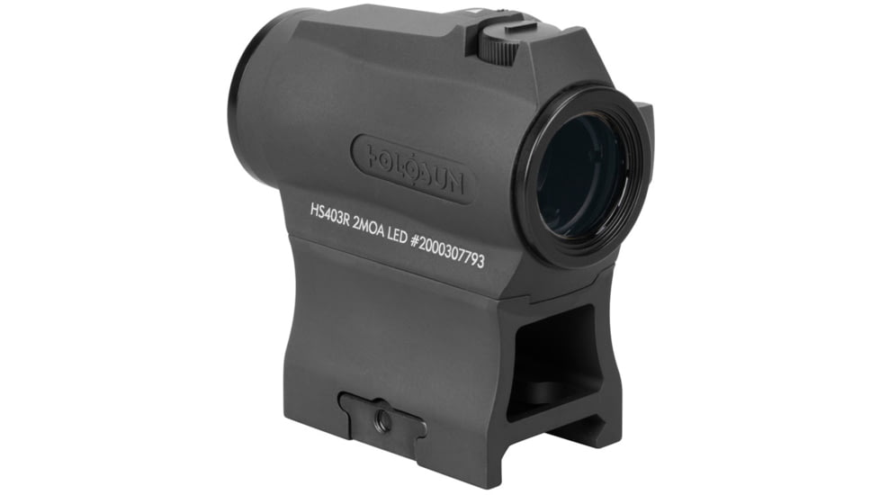 Holosun HS403R Classic Series Red Dot Sight, 1x, 2 MOA Dot, CR2032 Battery, Black, HS403R