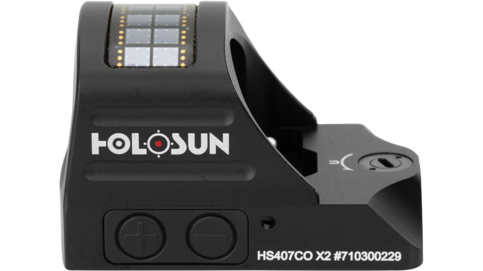 Holosun HS407CO-X2 Red Dot Sight, 1x, 8 MOA Circle, Black, HS407CO-X2