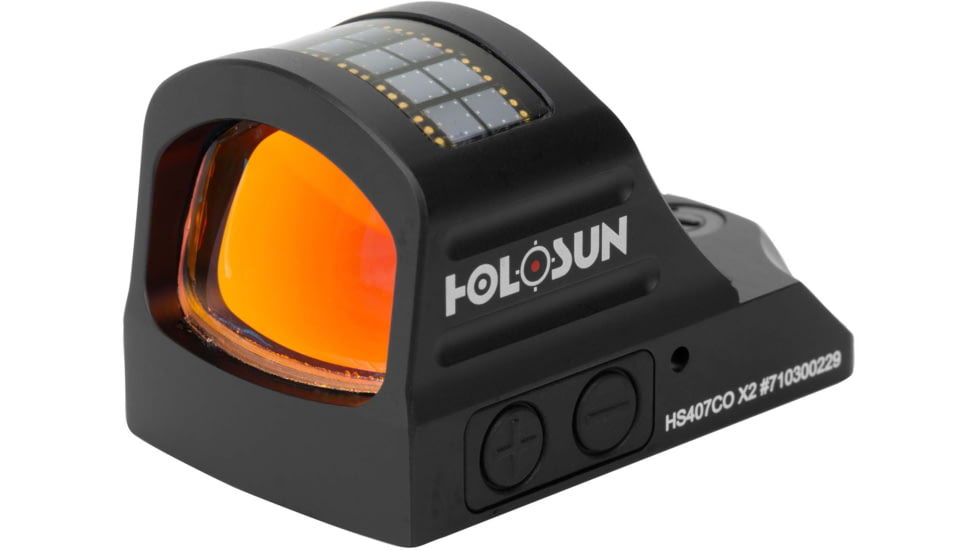 Holosun HS407CO-X2 Red Dot Sight, 1x, 8 MOA Circle, Black, HS407CO-X2