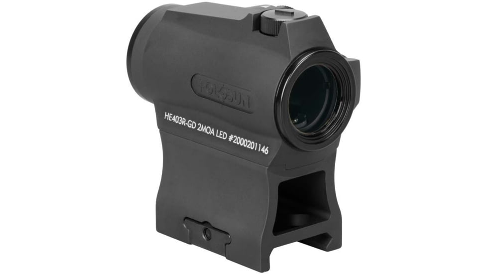 Holosun Micro Red Dot Sight, 2 MOA Circle Dot Reticle, MAO, Black, HE403R-GD