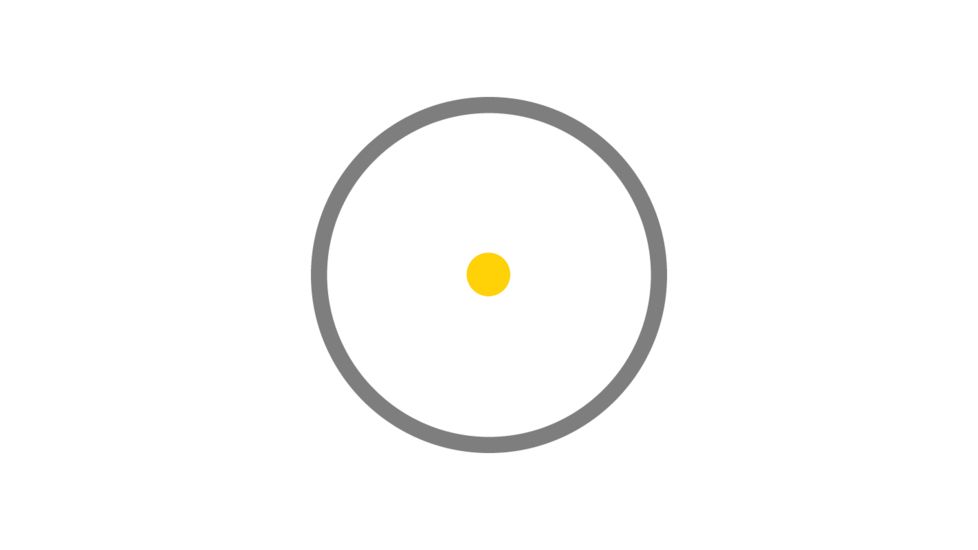 Holosun Micro Red Dot Sight, 2 MOA Circle Dot Reticle, MAO, Black, HE403R-GD