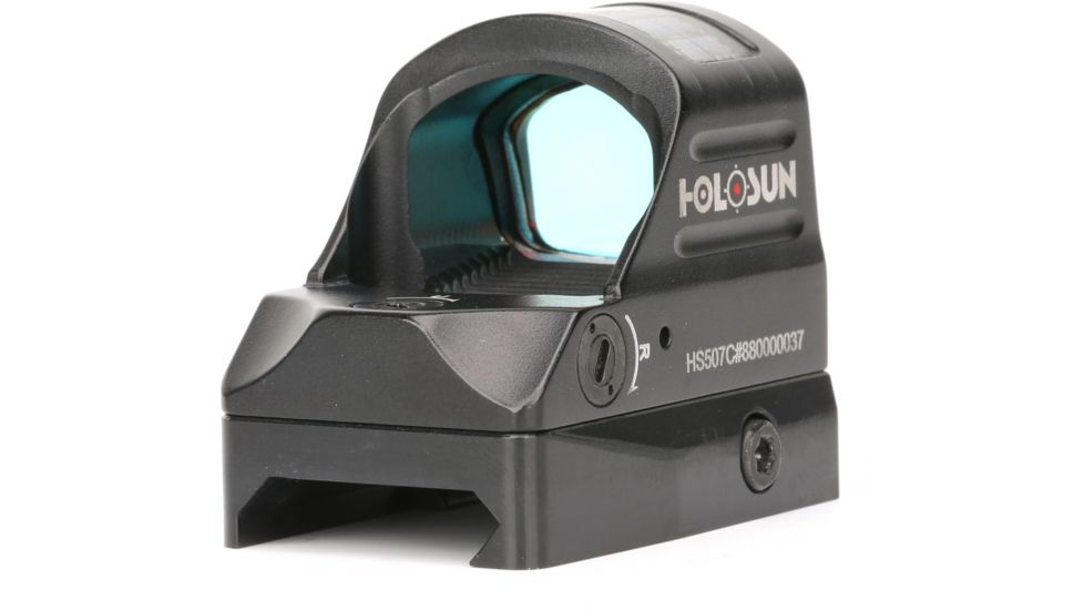 Holosun Micro Red Dot System, 2 MOA Dot/32 MOA Ring, Black, HS507C