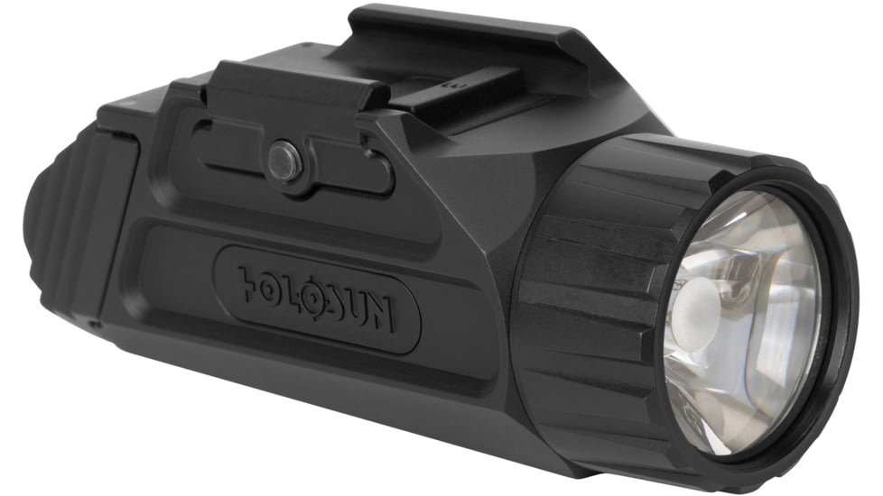 Holosun P.ID HC Weapon Light, Lithium Ion, White, 400/800 Lumens, Black, P.ID-HC