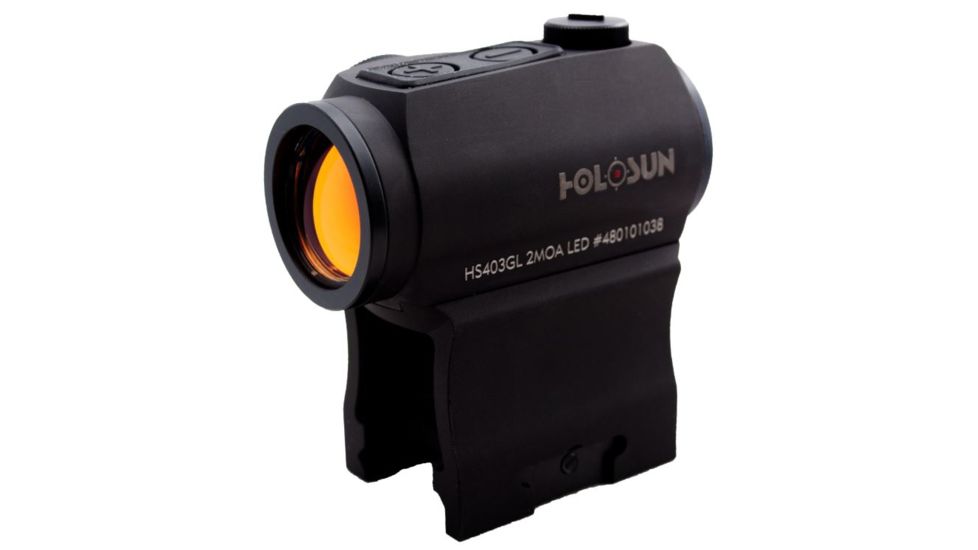 Holosun Paralow Red Dot Sight, with low mount and 1/3 co-witness high mount HS403GL