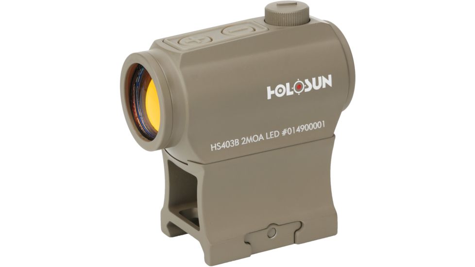 Holosun Red Dot Sight, Flat Dark Earth, HS403B-FDE, EDEMO4