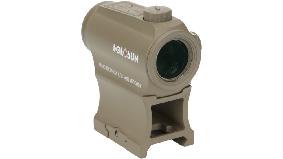 Holosun Red Dot Sight, Flat Dark Earth, HS403B-FDE, EDEMO4