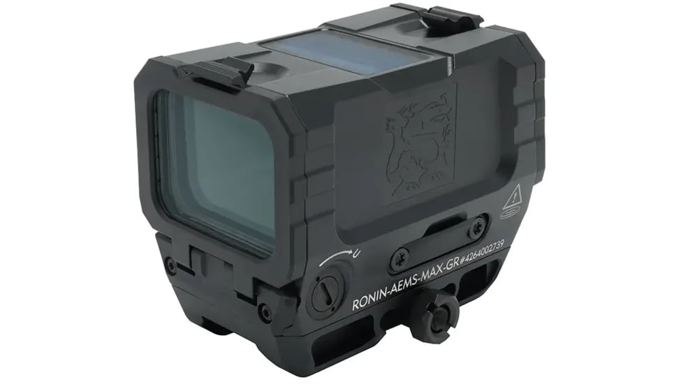Holosun Ronin Advanced Enclosed Reflex Micro Green Dot Sight, 1x1.57x1.18, Multi Reticle, Black, RONIN-AEMS-MAX-GR