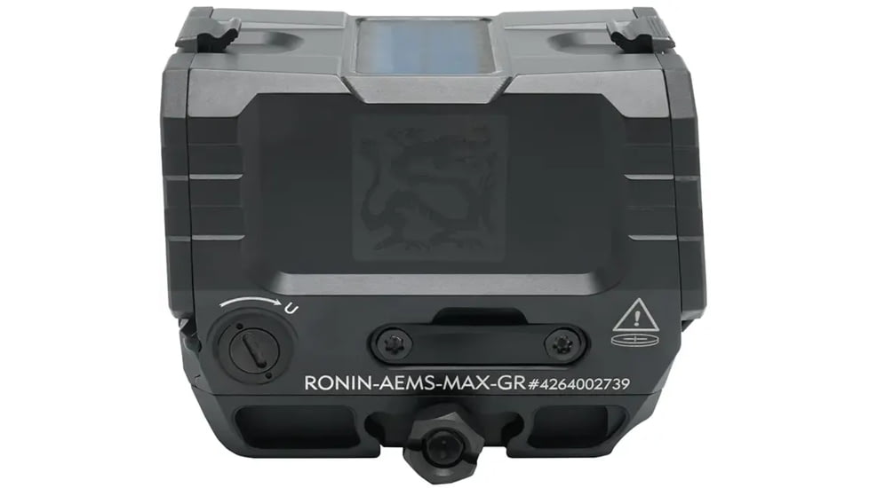 Holosun Ronin Advanced Enclosed Reflex Micro Green Dot Sight, 1x1.57x1.18, Multi Reticle, Black, RONIN-AEMS-MAX-GR
