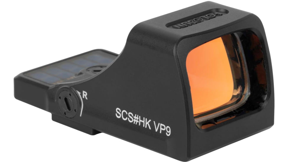 Holosun SCS Solar Charging Sight for H&amp;K VP9, 2 MOA Dot/32 MOA Circle Green Reticles, Black, Black, SCS-VP9-GR