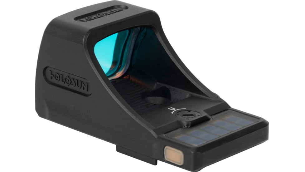 Holosun SCS Solar Charging Sight for H&amp;K VP9, 2 MOA Dot/32 MOA Circle Green Reticles, Black, Black, SCS-VP9-GR