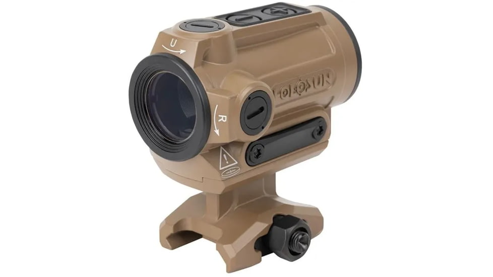 Holosun Technologies ARO, Red Dot, 2 MOA Dot, Fits 1913 Picatinny Rail, 1.63&quot; Lower 1/3 Co-Witness Mount, Flat Dark Earth, ARO-RD2-FDE