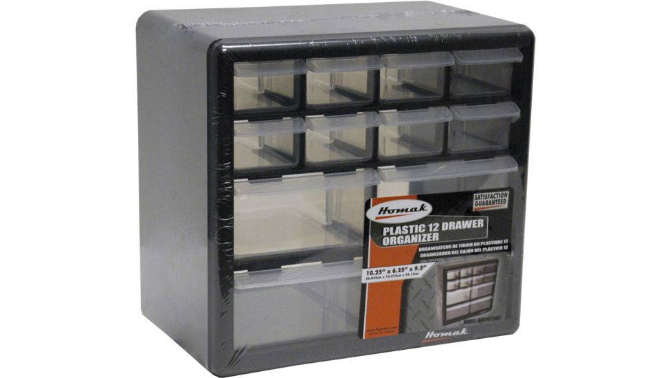 Homak 12 Drawer Parts Organizer HA01012001