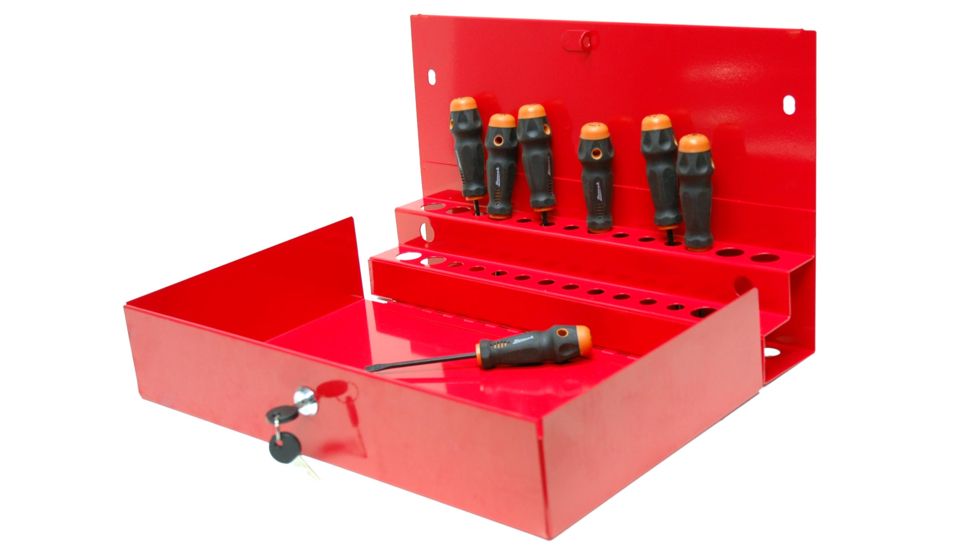 Homak 27in Professional Locking Tool Organizer Red RD08002601