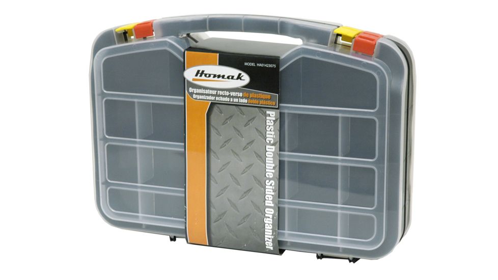 Homak Plastic Double Sided Organizer HA01423075