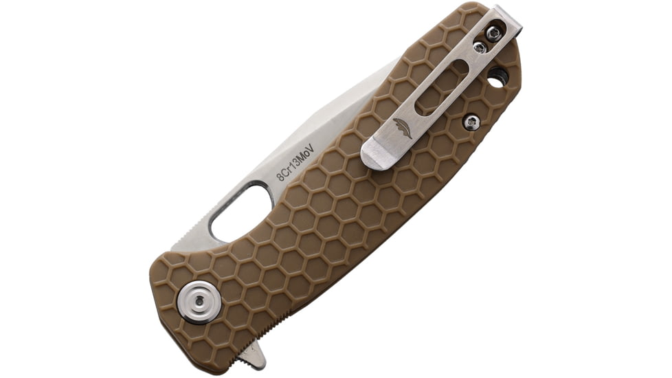 Honey Badger Knives Medium Linerlock Tanto Tan