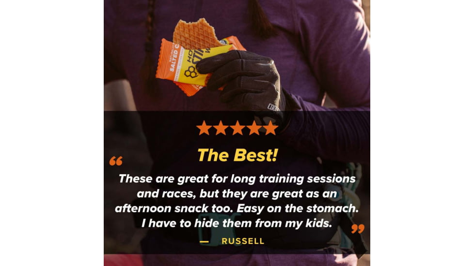 Honey Stinger Gluten Free Organic Waffle, Salted Caramel, 1 oz Pack, 76012