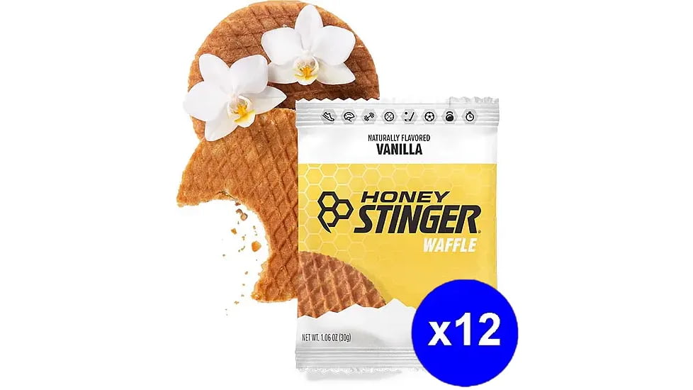 Honey Stinger Vanilla Waffle - 1 oz Pack/12 Count Box, 12 Pack