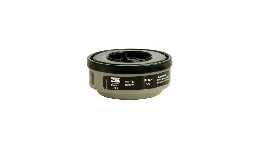 Honeywell North N Series Organic Vapor Cartridge,2pk N75001L-PK