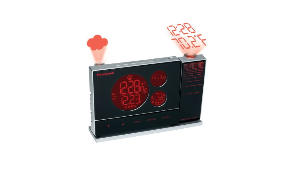 Honeywell Dual Projection Weather Station Clock with Forecaster, Wireless PCR426W