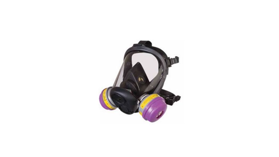 Honeywell Reusable Full Face Piece w/5 Pt Head Harness,Medium RU65001M-EA