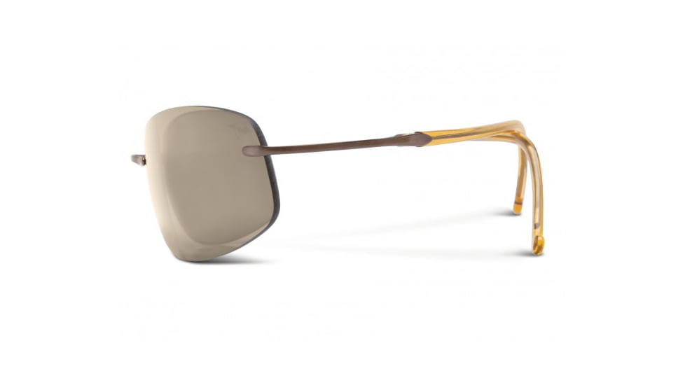 Maui Jim Honolua Bay Sunglasses w/ Amber Frame and HCL Bronze Lenses - H516-21, Side View
